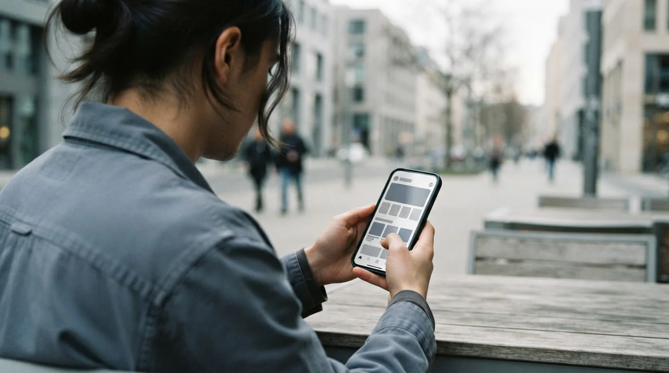 Mobile Wettplattform mit Zahlungsoptionen auf Smartphone