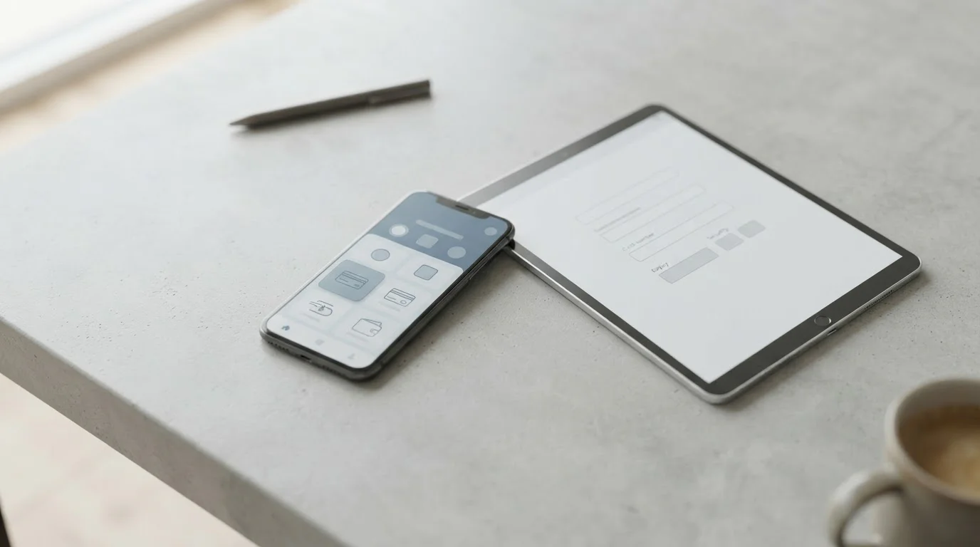 Smartphone mit verschiedenen digitalen Zahlungsoptionen